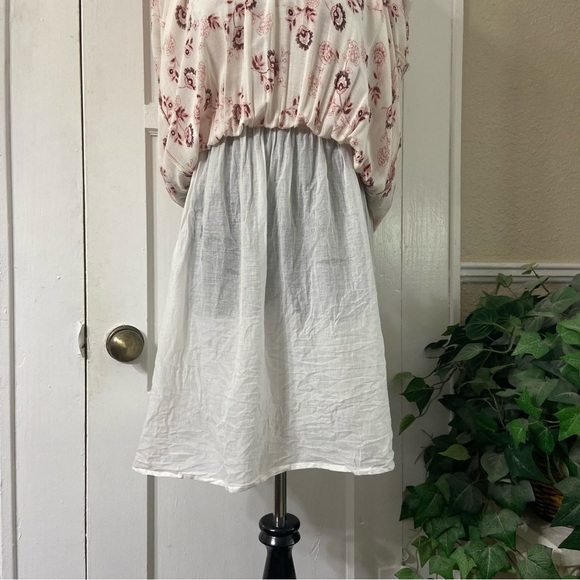 Altar’d State Floral Smocked Maxi Bell Sleeves Dress - Picture 5 of 16